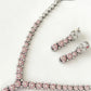 Rose Quartz Glow Set Necklace