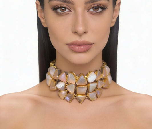 Opaline Geometry Necklace