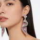 Blush Prism Drop Earrings