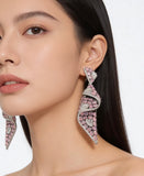 Blush Prism Drop Earrings
