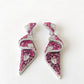 fuchsia Prism Drop Earrings