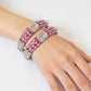 Ruby Crystal Charm Bangles