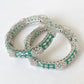 Emerald Crystal Charm Bangles
