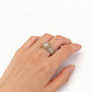 A breathtaking bundle of three yellow gold diamond rings