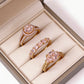 The Blush Romance Ring Bundle