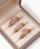 The Blush Romance Ring Bundle