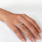 Crystal Elegance Stack ring set
