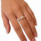 Crystal Elegance Stack ring set