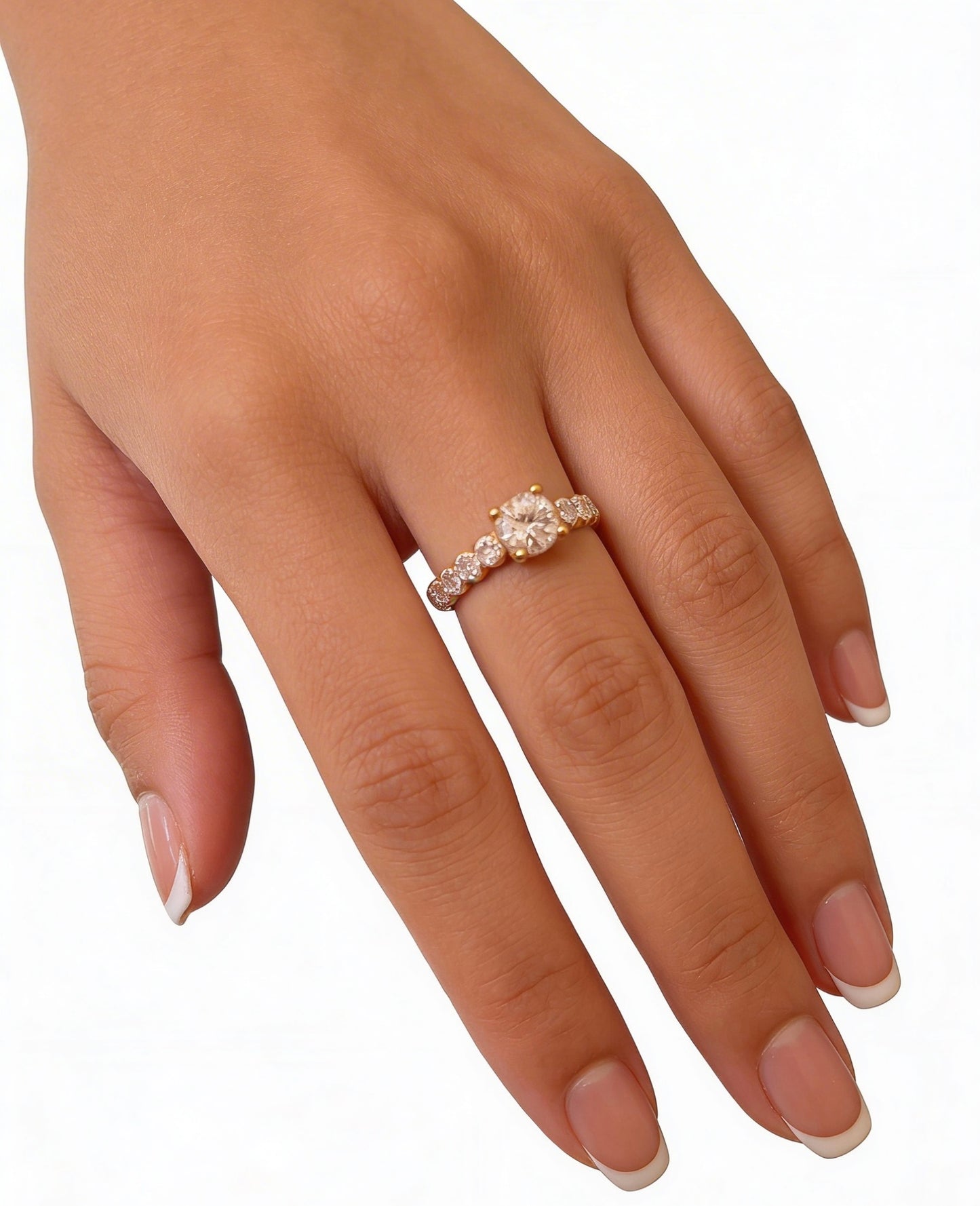 Crystal Elegance Stack ring set