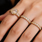 Golden Luxe Rings Triple