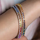 Rainbow Sapphire Tennis Bracelet