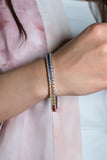 Rainbow Sapphire Tennis Bracelet