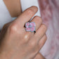Pink Blossom Cocktail Ring