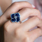 Blue Blossom Cocktail Ring