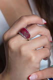 Ruby Pavé Dome Band Ring