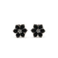 Floral Jewelry Set - Black