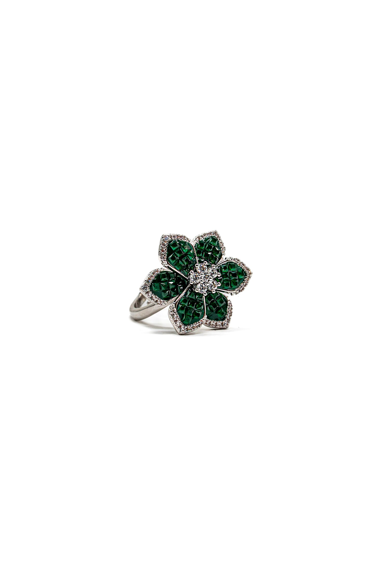 Floral Jewelry Set - Emerald