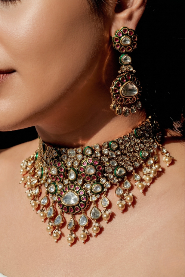 Elara Polki Choker