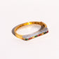 Pavé Bar Bangle – Rainbow (Gold plated)