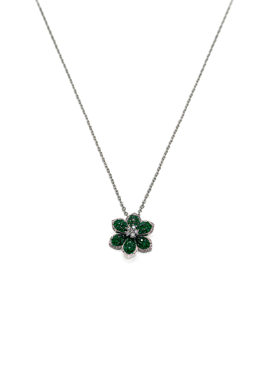 Floral Jewelry Set - Emerald