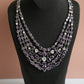 Amethyst Symphony Multi-Layer Necklace