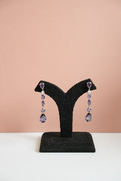 Amethyst Symphony Multi-Layer Necklace