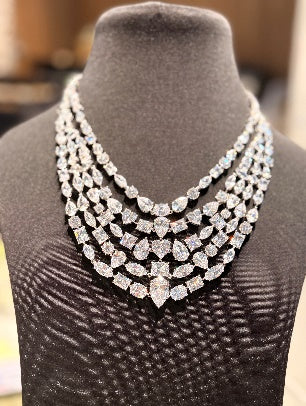 White Symphony Multi-Layer Necklace