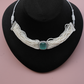 Pearl Strand Choker with Emerald-Cut Centerpiece