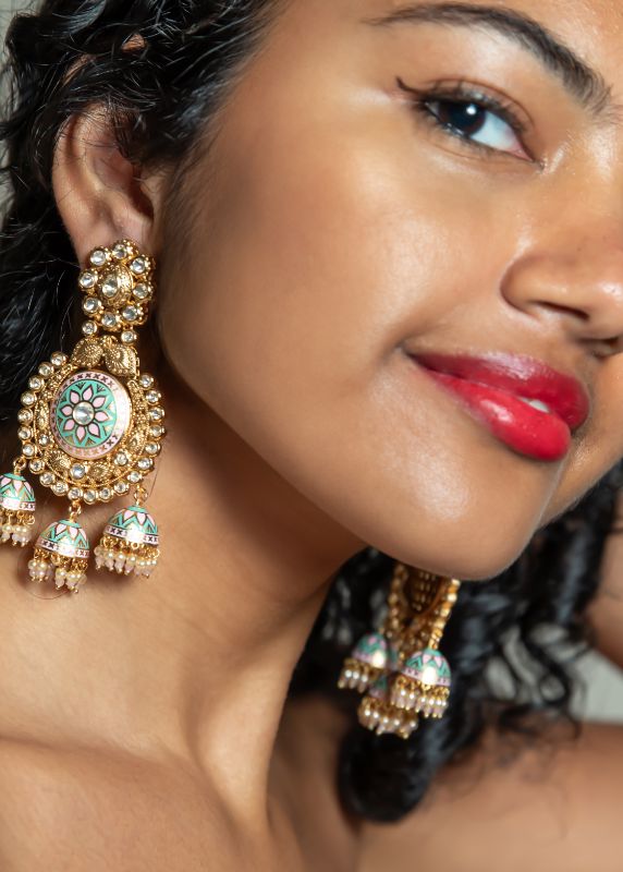 Gold Plated Traditional Handcrafted Earring